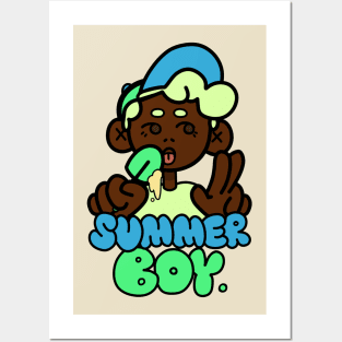 summer boy 3 ! Posters and Art